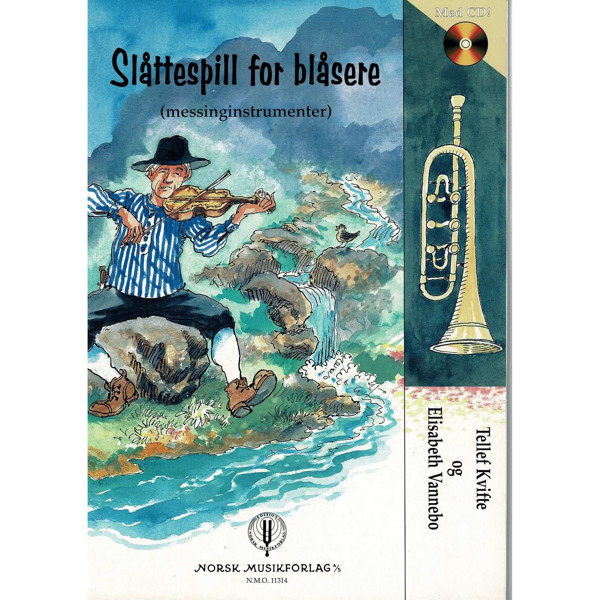 Slåttespill for Blåsere (messing) - Melodibok. Tellef Kvifte og Elisabeth Vannebo