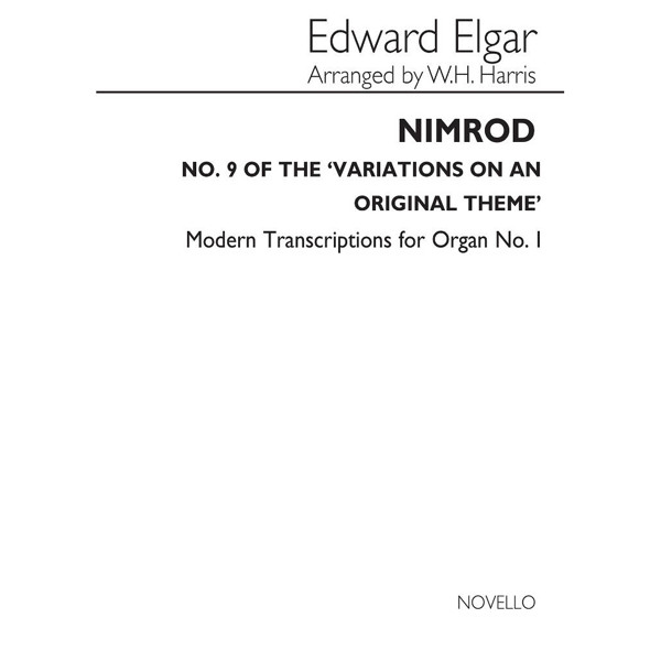 Nimrod Enigma Variation 9, Edward Elgar. Organ