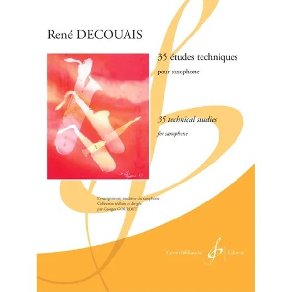 35 Etudes Techiques, Rene Decouais. Saxophone
