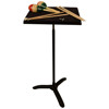 Stikkebord Manhasset #2200, Percussion Trap Table 48 Shaft/Base, Black, Trinnløs