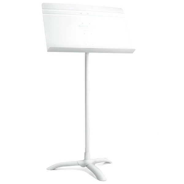 Notestativ Manhasset #48C-MWH, Symphony Stand, Matte White Colored, Trinnløs