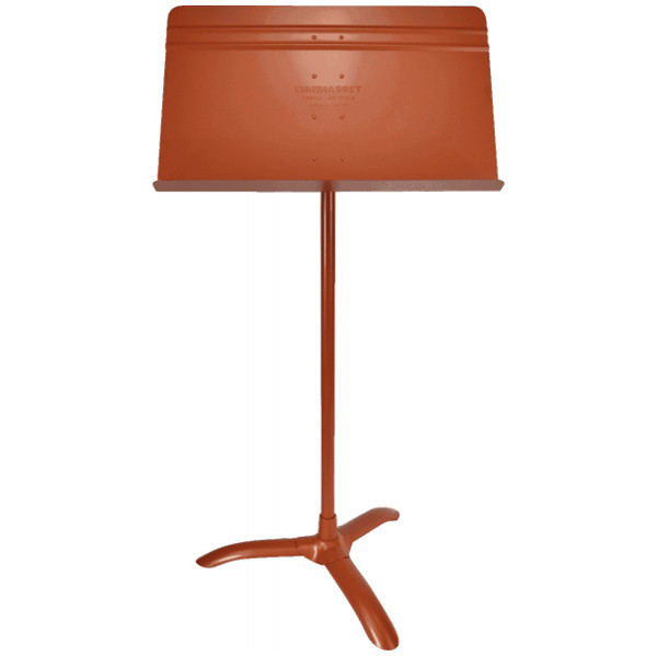 Notestativ Manhasset #48C-MRD, Symphony Stand, Matte Red Colored, Trinnløs