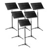 Notestativ Manhasset #5206CA, Voyager Concertino Stand, Black, Trinnløs, 6 Stk