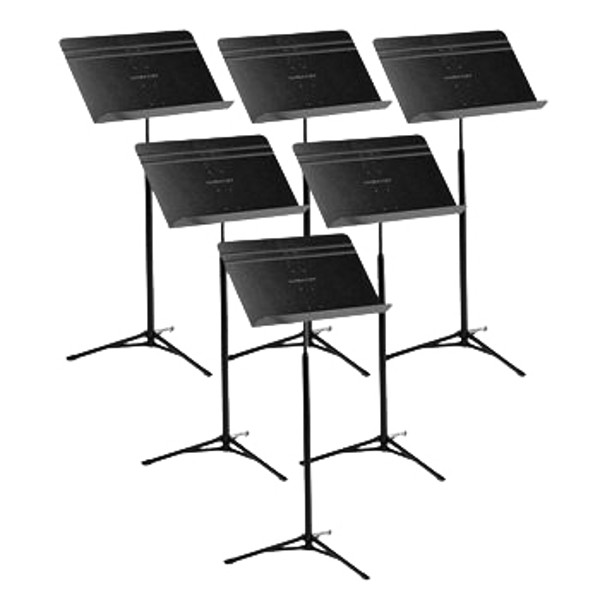 Notestativ Manhasset #5206CA, Voyager Concertino Stand, Black, Trinnløs, 6 Stk