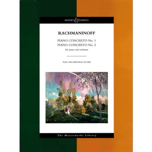 Piano Concerto No. 1 and 2, Sergei Rachmaninoff. Piano and Orchestra Score