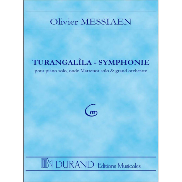 Turangalila Poche Symphonie, Olivier Messiaen. Piano and Orchestra. Score