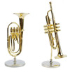 Miniature Instrument Tuba med Etui og stativ, 9,5 cm