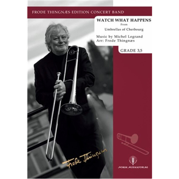 Watch What Happens, Michel Legrand arr. Frode Thingnæs. Concert Band. Digital utgave