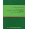 Sechs Sonaten Vol. 1, Johann Ernst Galliard. Bassoon (or Cello) and Basso Continuo
