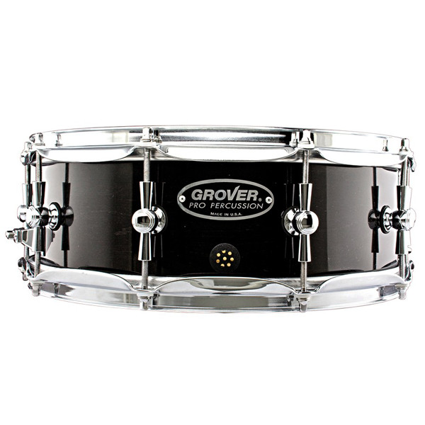Skarptromme Grover GSX Concert GCX-5-E, Concert 14x5, Maple, w/Magnetic Mute & Case, Ebony Finish