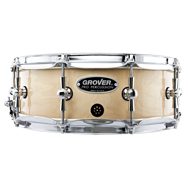 Skarptromme Grover GSX Concert GCX-5-N, Concert 14x5, Maple, w/Magnetic Mute & Case, Natural Finish