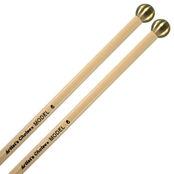Klokkespillkøller Grover Pro M6, Brass 5/8 Round, Rattan