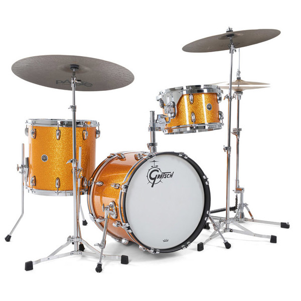 Stortromme Gretsch USA Brooklyn Nitron GB-1422B-022, 22x14, Gold Sparkle