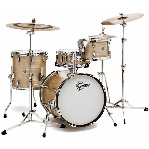 Stortromme Gretsch USA Brooklyn Nitron GB-1422B-302, 22x14, Creme Oyster