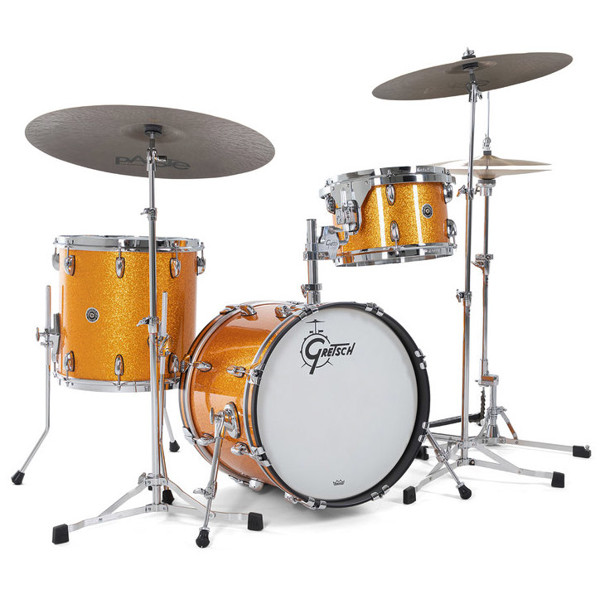 Stortromme Gretsch USA Brooklyn Nitron GB-1424B-022, 24x14, Gold Sparkle