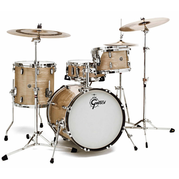 Stortromme Gretsch USA Brooklyn Nitron GB-1822B-302, 22x18, Creme Oyster