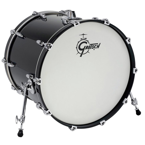 Stortromme Gretsch Renown Maple RN2-1822B-PB, 22x18, Piano Black